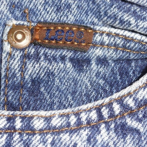 Vintage High Waist Mom Jeans Lee High Waist 24"x26"  6 Petite 4 Petite - Picture 3 of 9